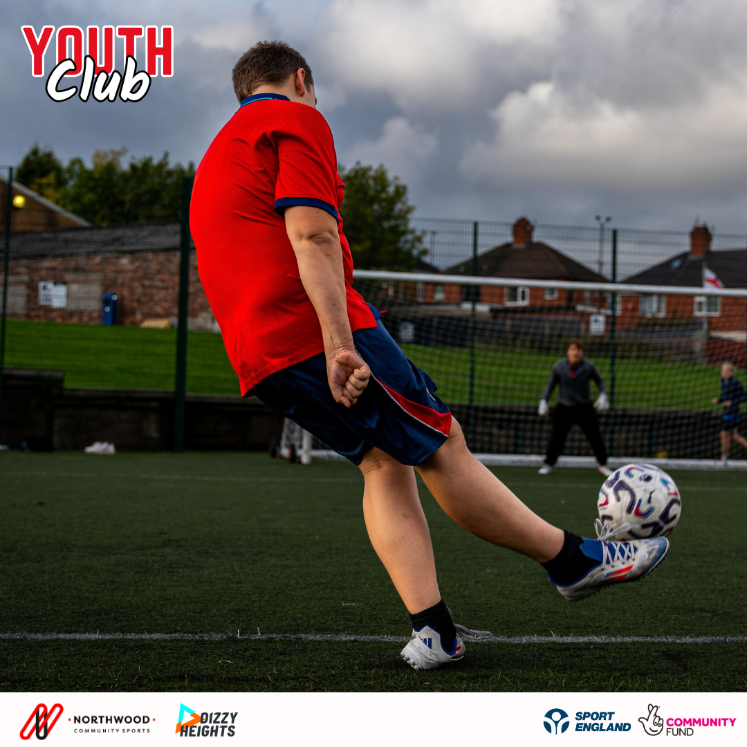 Young people socialising together at Northwood Youth Club